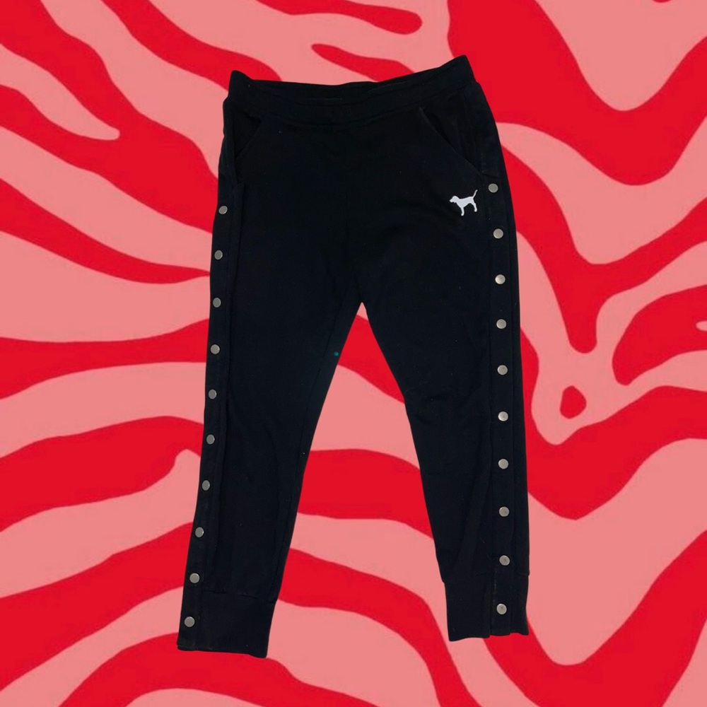 Pink Button Up Joggers